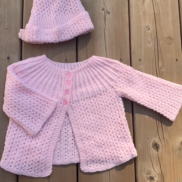 Brand New Handmade Crochet Sweater & Hat - Picture 2 of 8